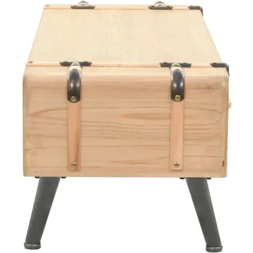 TV-Schrank 120x33x35 cm aus massivem Kiefernholz