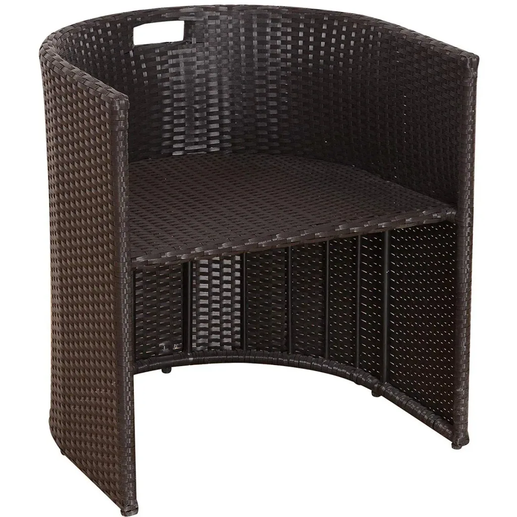 Polyrattan Gartenmöbel als 7-teiliges Set