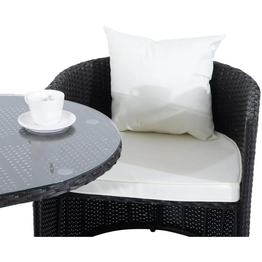 Polyrattan Gartenmöbel als 7-teiliges Set
