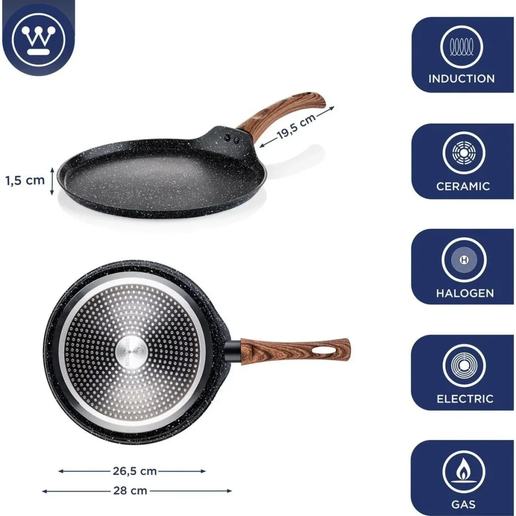 Performance Series Töpfe und Pfannen - Bratpfanne Sonderedition 24 cm + Pfannkuchenpfanne Sonderedition 28 cm - Schwarz