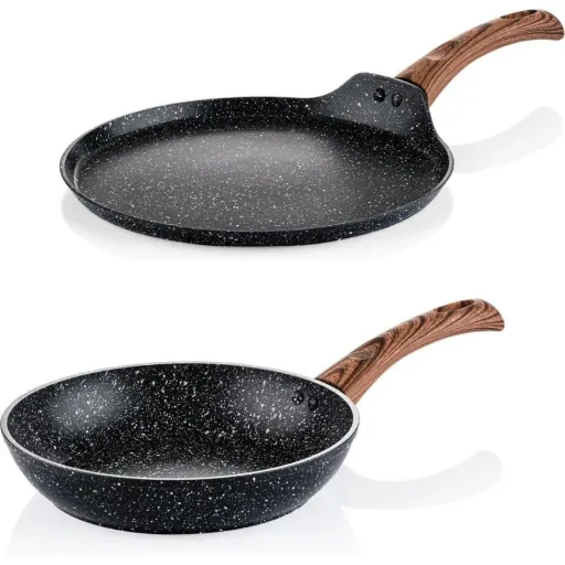 Performance Series Töpfe und Pfannen - Bratpfanne Sonderedition 24 cm + Pfannkuchenpfanne Sonderedition 28 cm - Schwarz