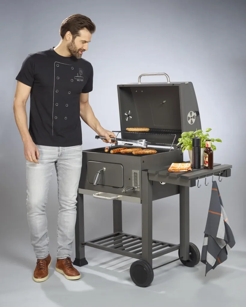 T-Shirt Grillmeister, Farbe schwarz, Gr.M