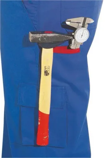 Arbeits-Latzhose, grau, Gr.46