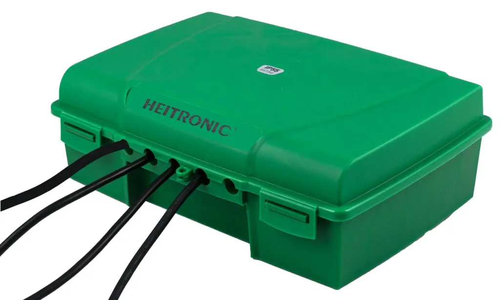 Wetterfeste Verteilerbox IP 55, grün