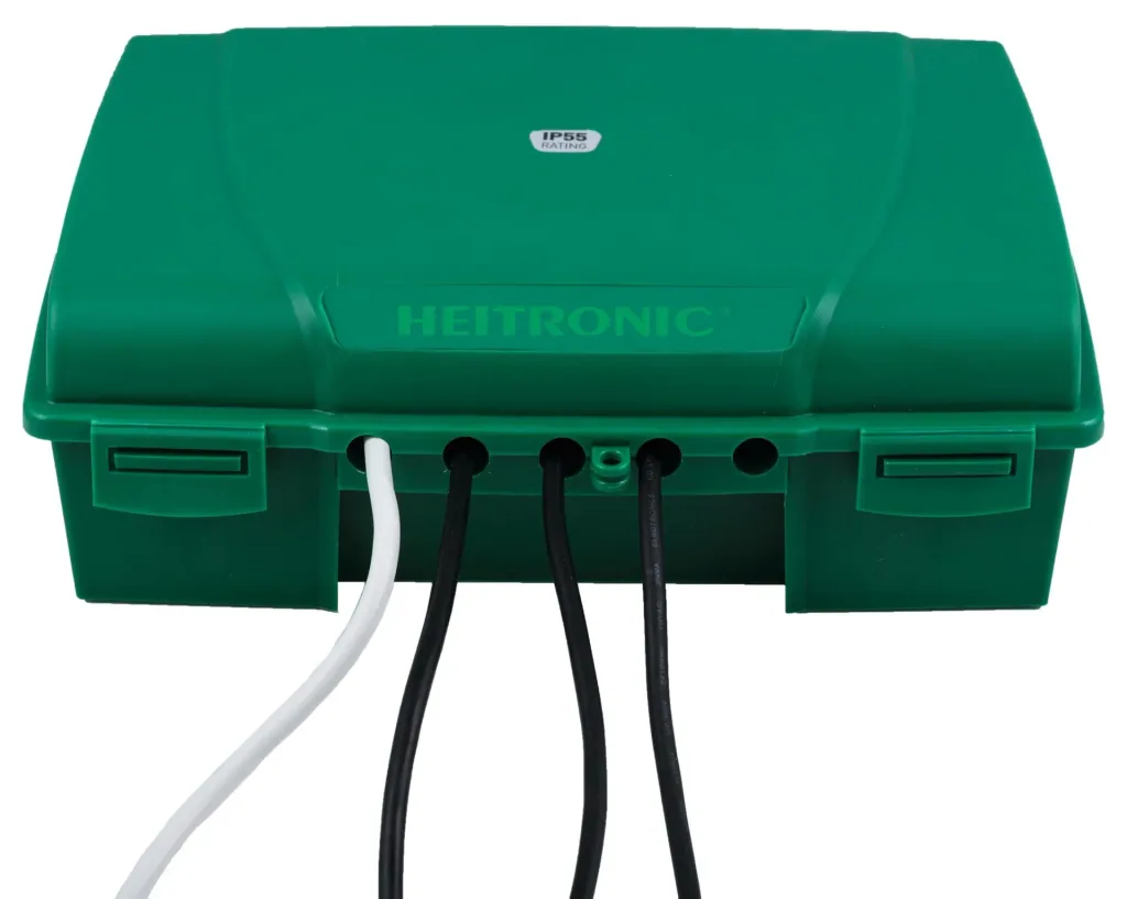 Wetterfeste Verteilerbox IP 55, grün