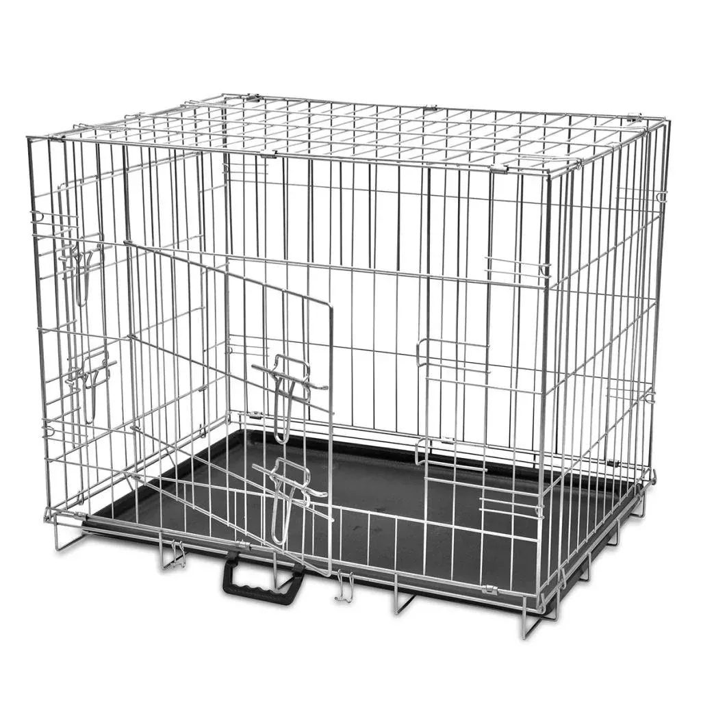 Zusammenklappbare Hundehütte L Metall