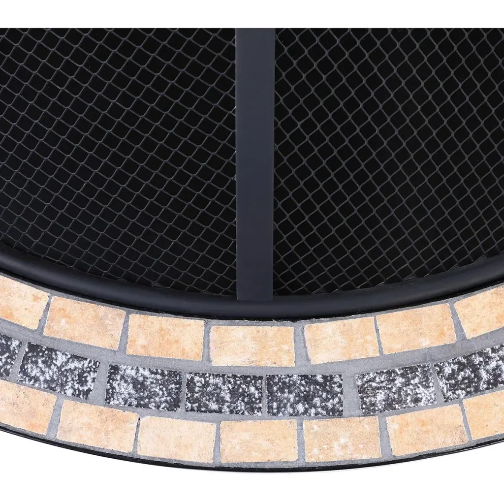 Mosaik Feuerschale Rund