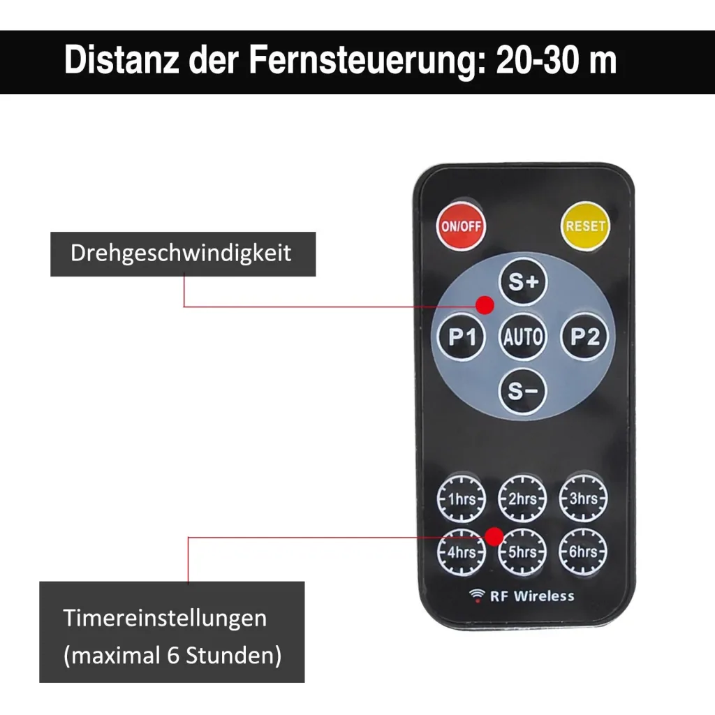 LED Projektor Lichter Lichteffekt Schneeflocke Weihnachten Schwarz