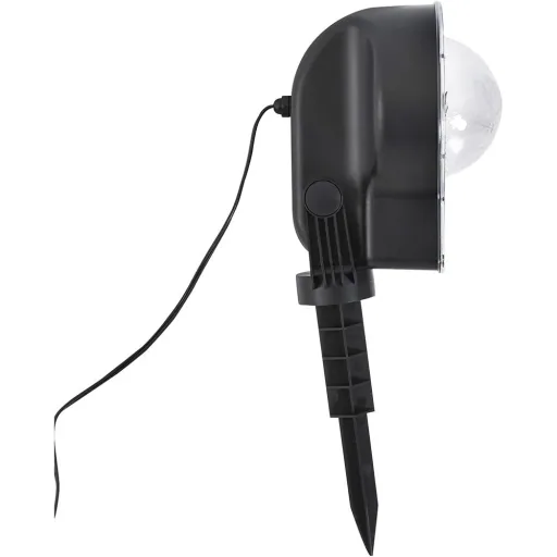 LED Projektor Lichter Lichteffekt Schneeflocke Weihnachten Schwarz