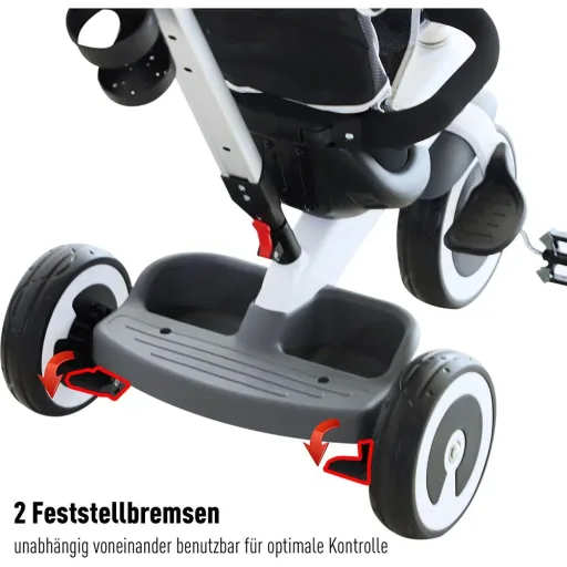 4 in 1 Kinderdreirad mit Sonnendach