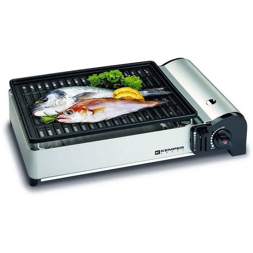 Tragbarer smarter Gasgrill Tischgrill Campingkocher