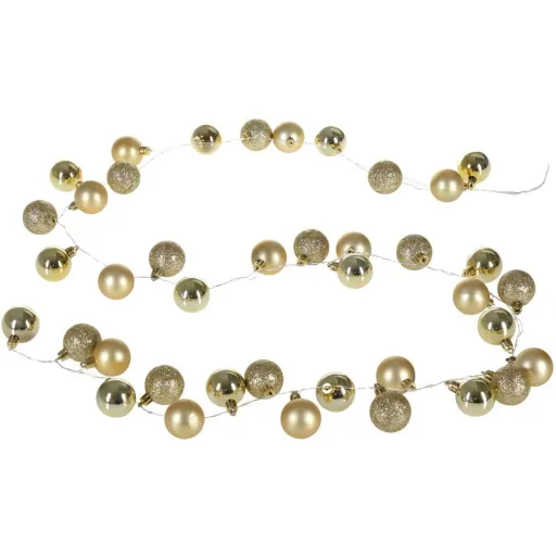 Weihnachtslichterkette LED gold 2m Kugeln