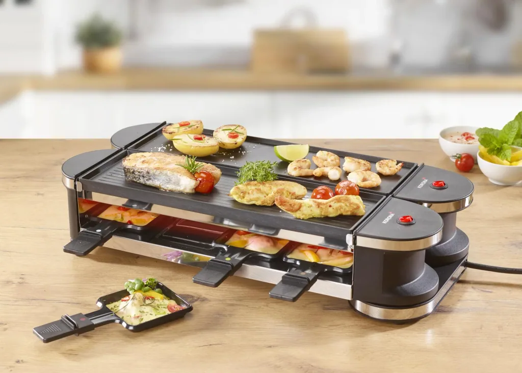 Raclette-Grill 360° drehbar
