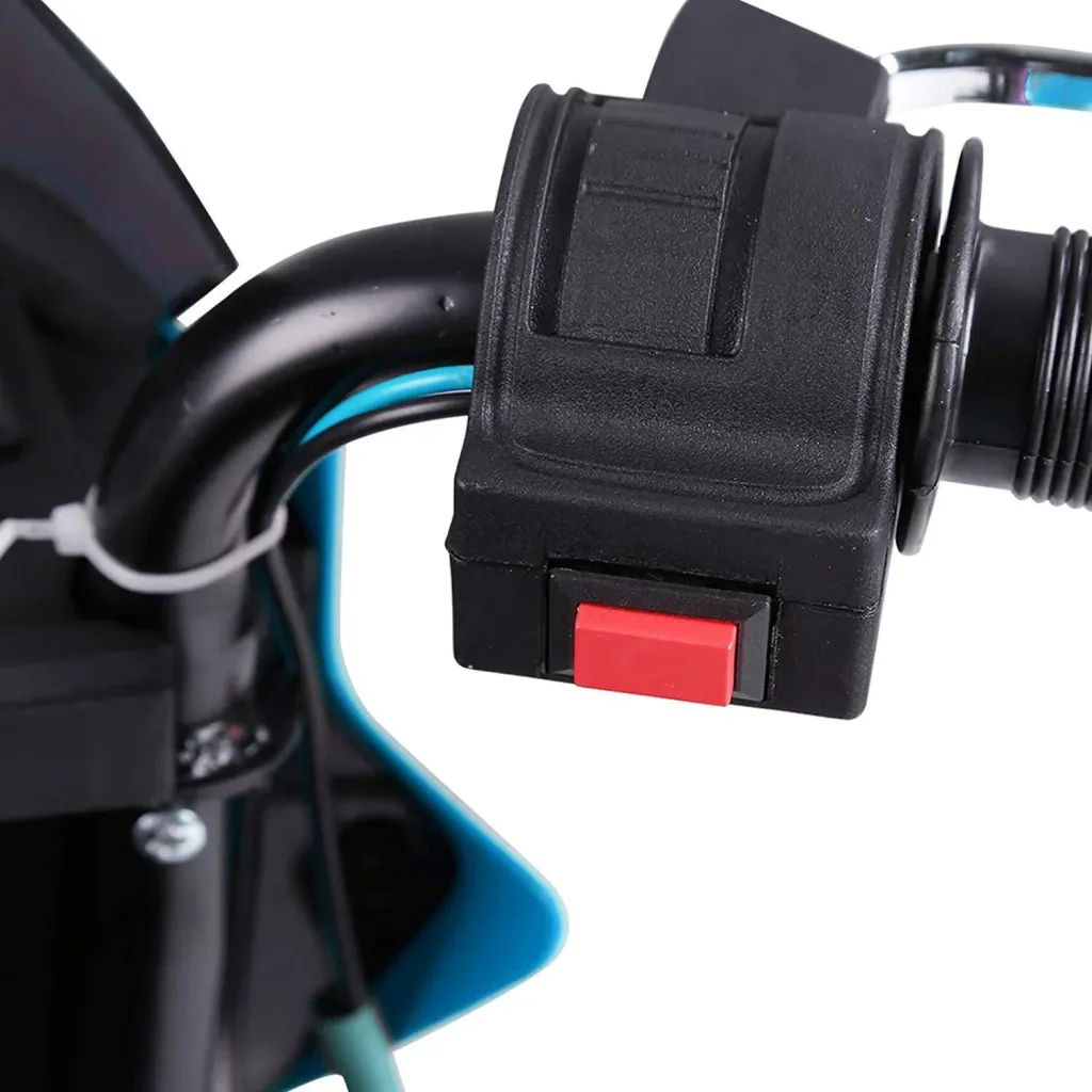 Elektro-Motorrad Motorrad für Kinder ab 3 Jahren Elektrofahrzeuge 3 km/h PP Blau 105 x 52,3 x 62,3 cm
