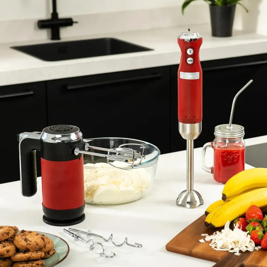 Retro-Handmixer - Rot