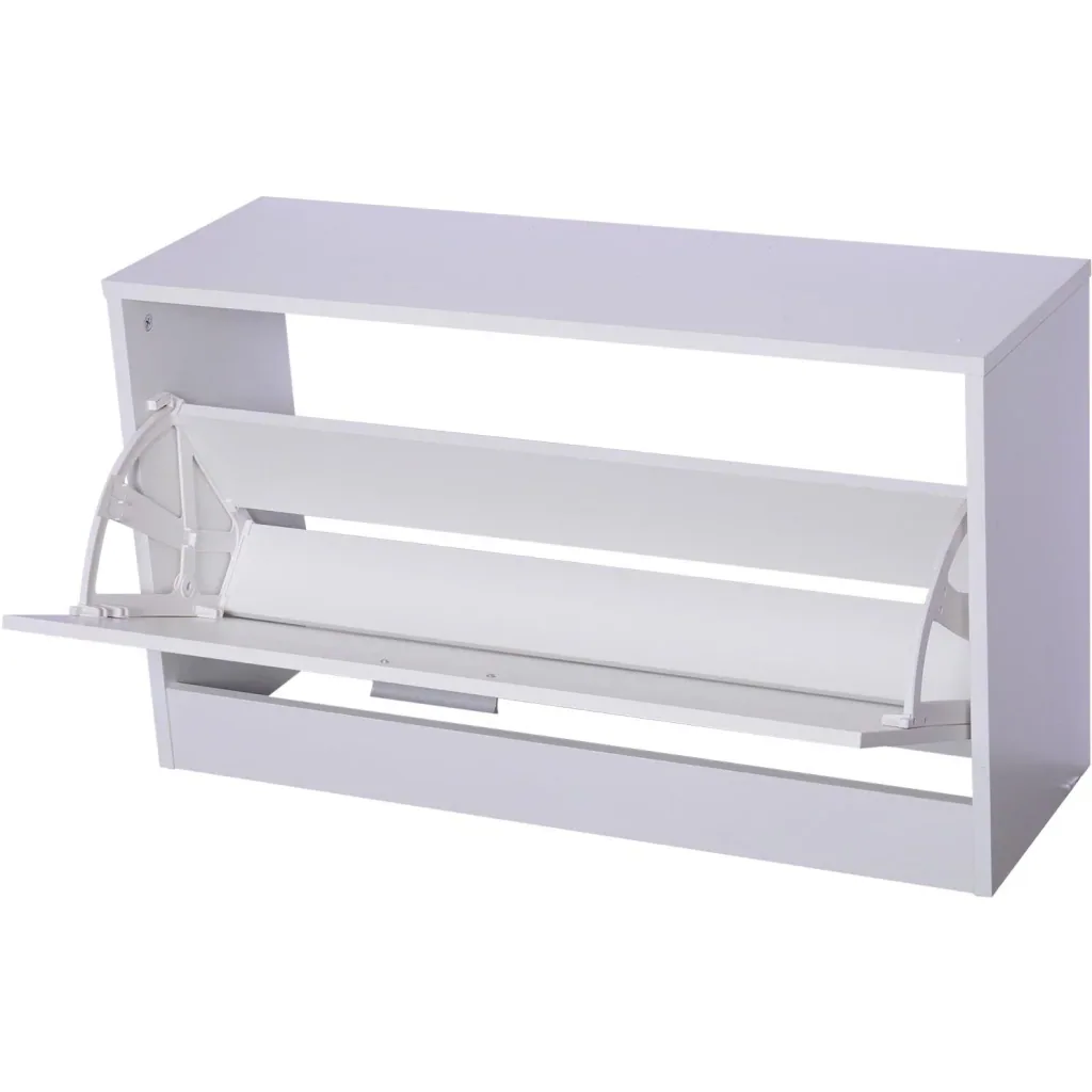 3-teiliges Garderoben-Set Flurgaderobe mit Schuhschrank Garderobe Wandspiegel 4 Haken Weiß 30 x 100 cm