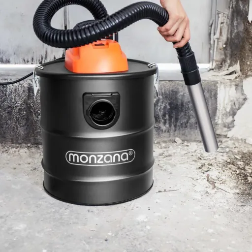 Aschesauger schwarz/orange 1200 Watt