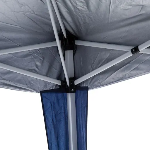 Faltpavillon mit Tragetasche Oxford Blau 3 x 3 x 2,4m