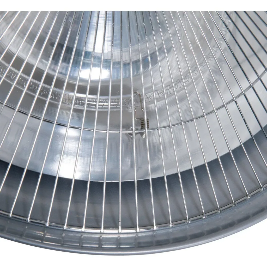 Heizstrahler 1500W mit LED inkl, Fernbedienung Alu Silber