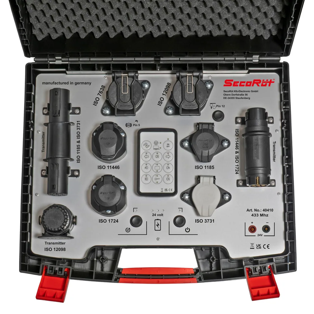 Wireless ControlCase 12/24 Volt – kabelloser Prüfkoffer für Anhänger und Zugfahrzeug