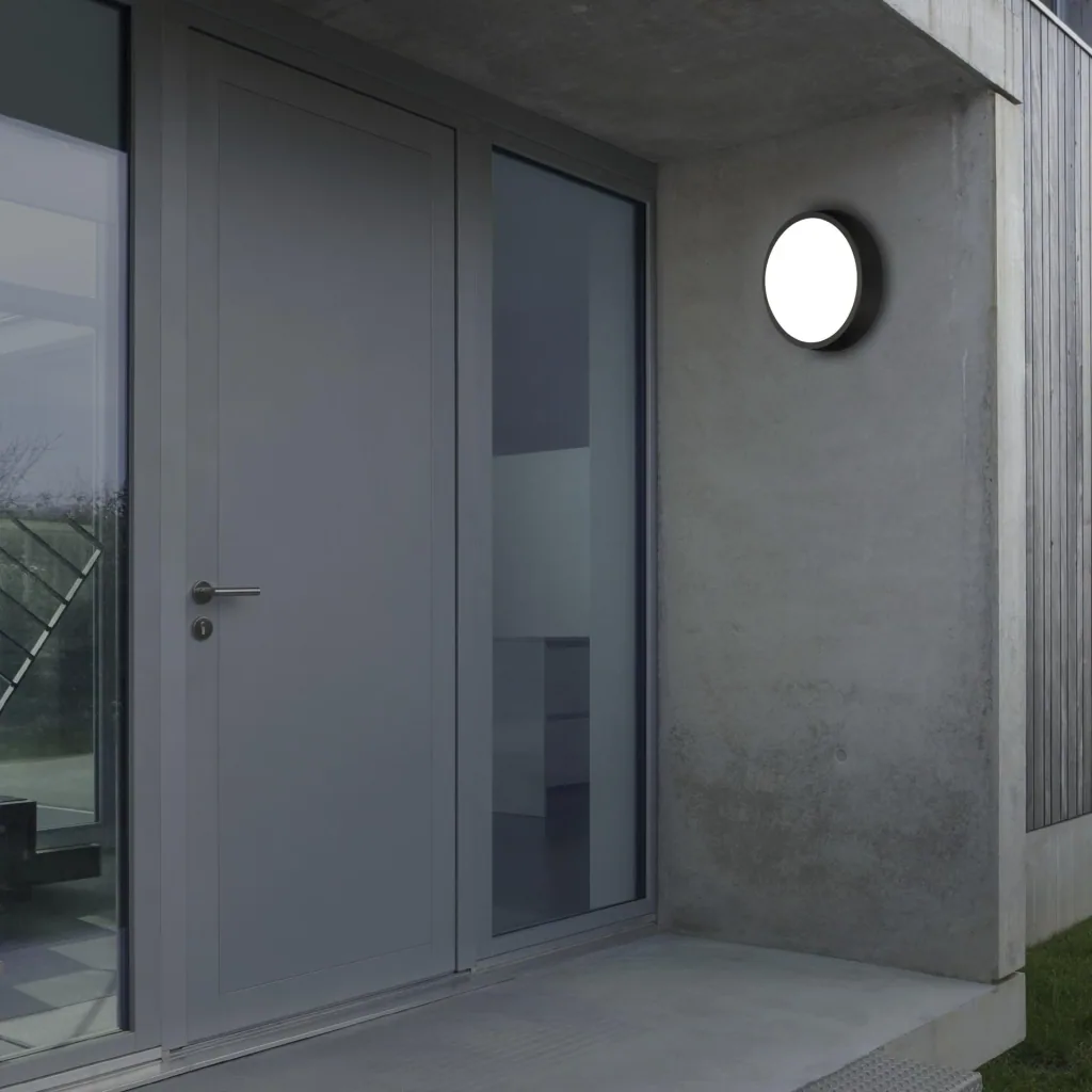 HAGEN LED Außenleuchte, Wand- und Deckenleuchte, schwarz, IP44, 24 Watt, 2.160 lm, 4.000 K