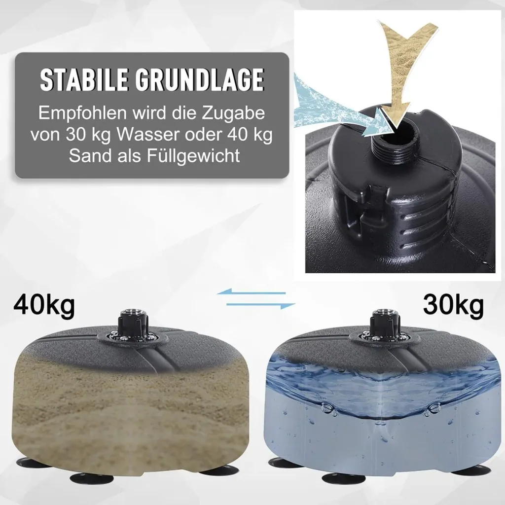 Punchingball-Set mit Boxhandschuhe schwarz/rot