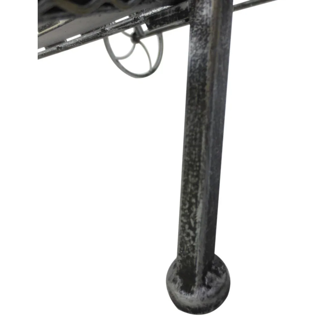 Pflanzregal Pflanzenständer Blumenregal Pflanzenkasten 3 x Ebene Metall Silbergrau 53 x 39 x 79 cm