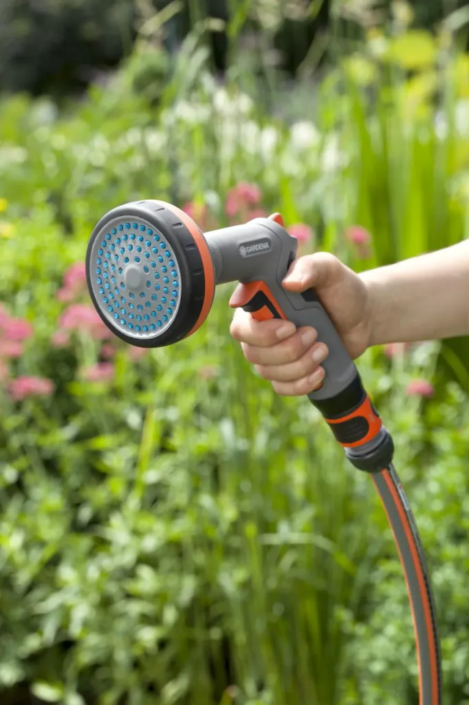 Comfort Brause für Beete, Impulsauslöser mit Arretierungsfunktion