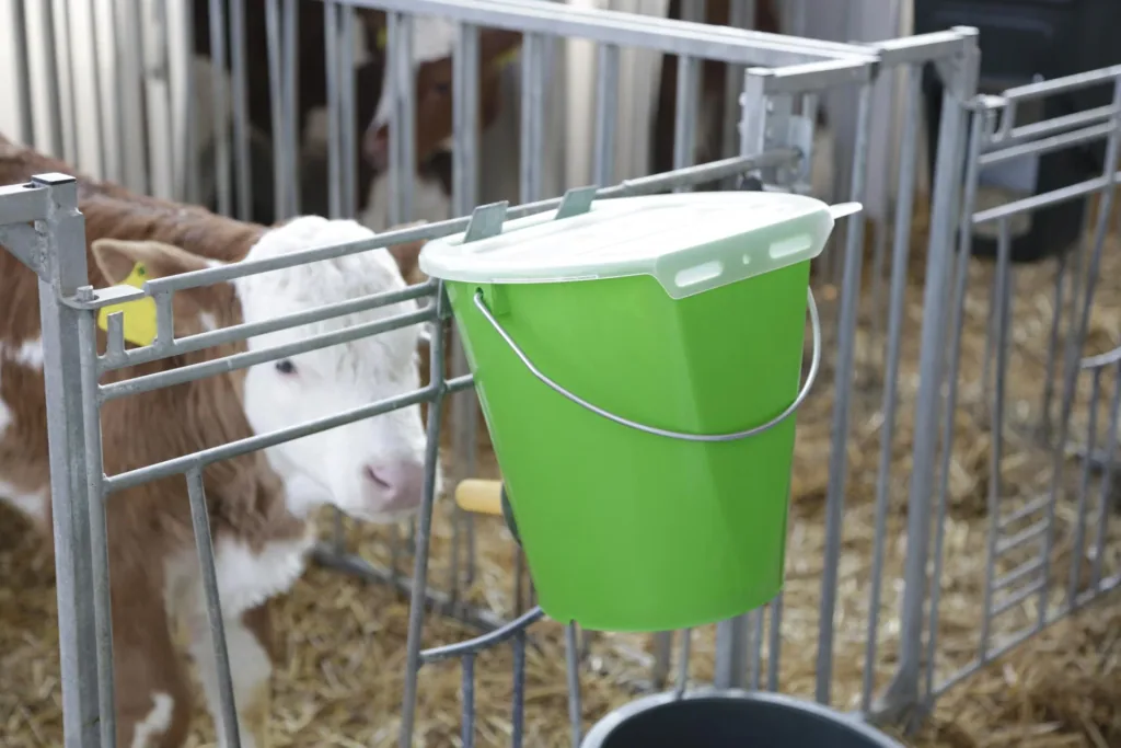 Deckel für Tränkeeimer MilkGuard, weiß transparent
