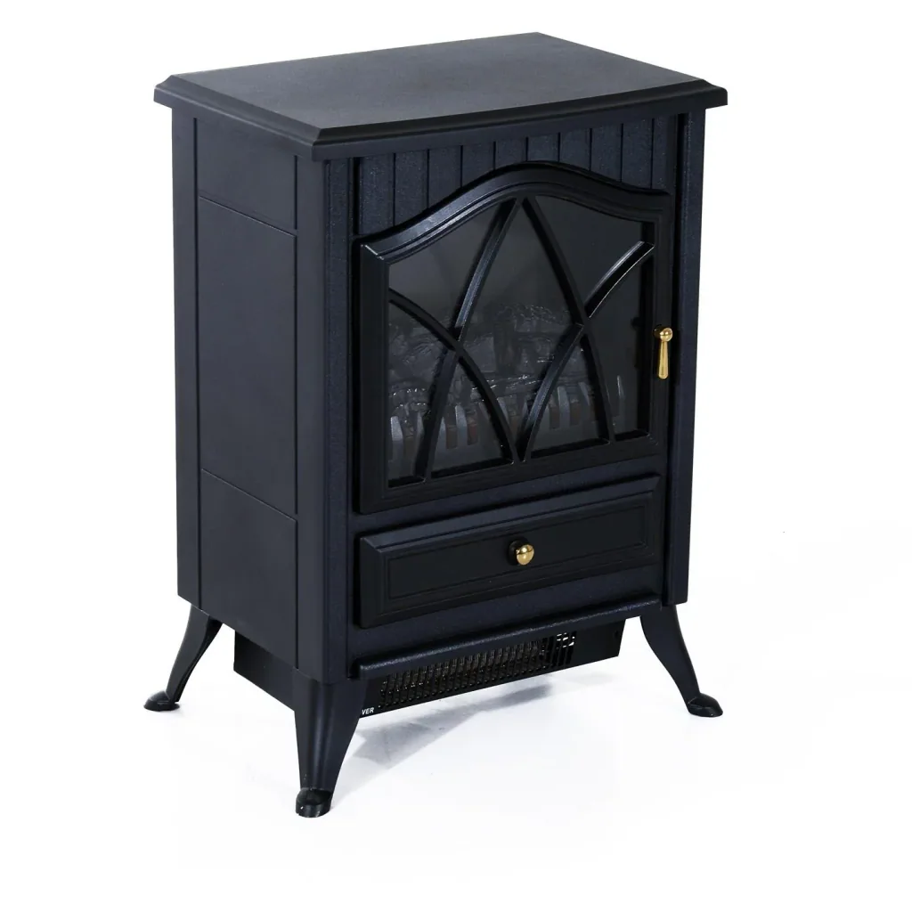 Elektrokamin Kaminofen Standkamin 1800W schwarz