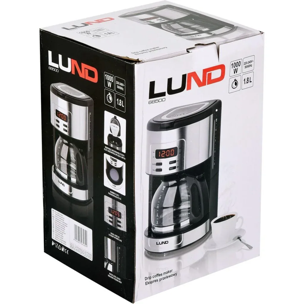Kaffeemaschine mit Zeitschaltuhr - 1,8L - 1000W