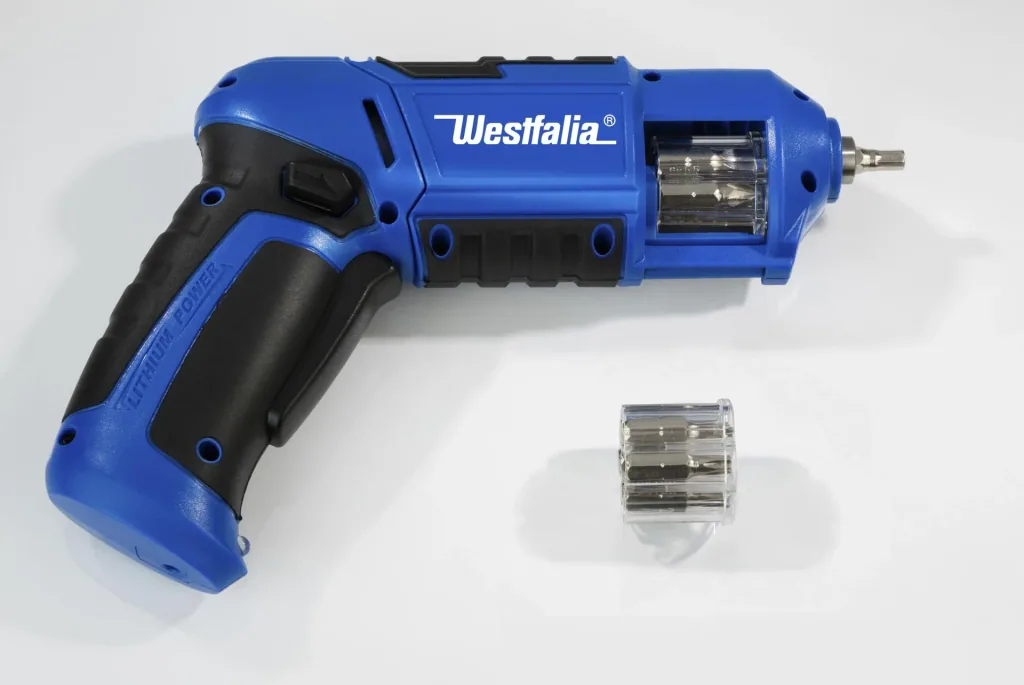 Akkuschrauber 3,6 Volt Li-Ion mit Revolvermagazin