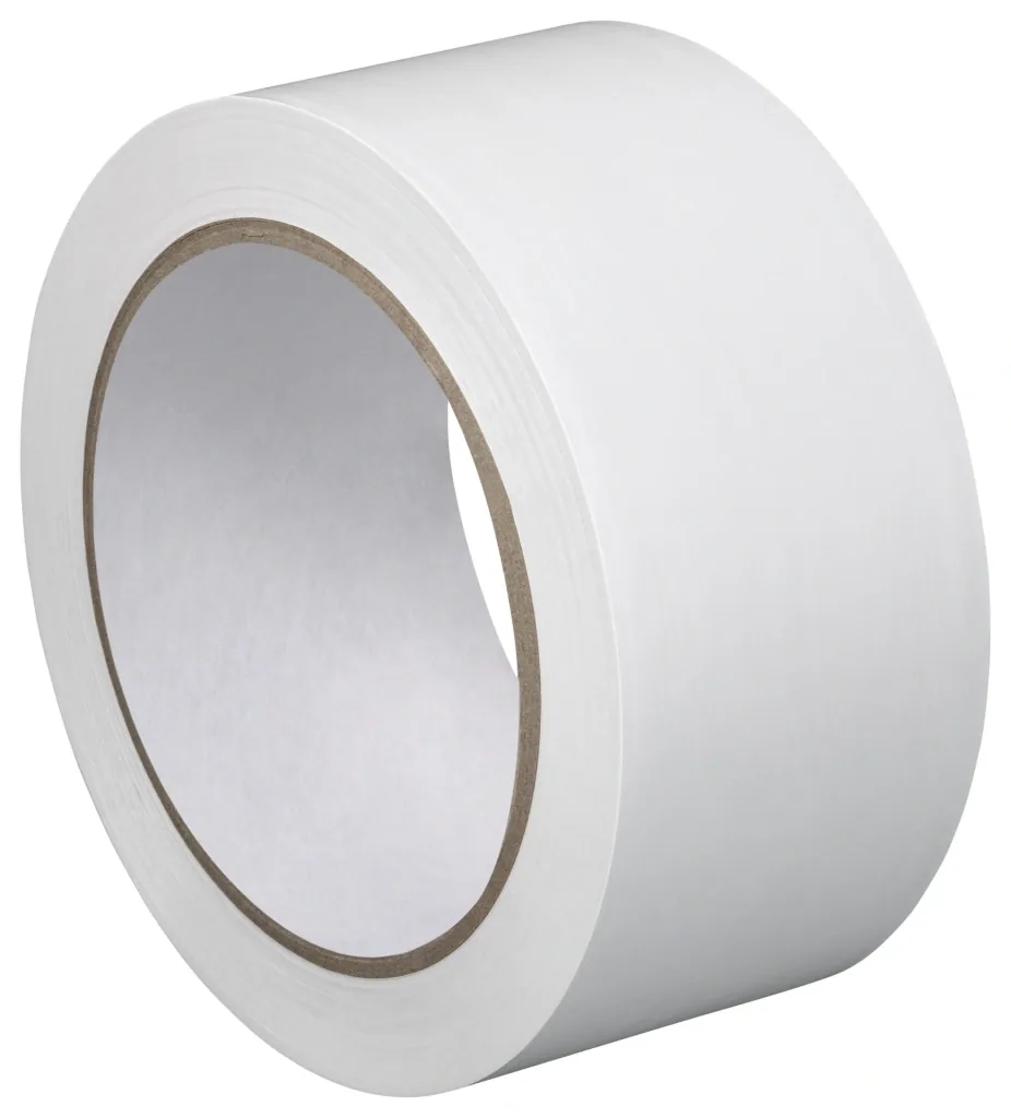 Kunststoffband glatt UV14, 50 mm x 33 m, weiß