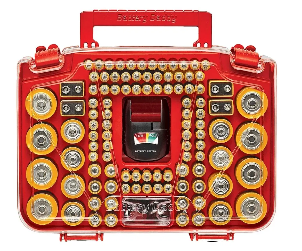 Batterievorratskoffer inklusive Tester