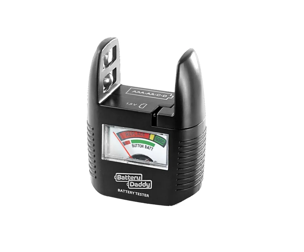 Batterievorratskoffer inklusive Tester