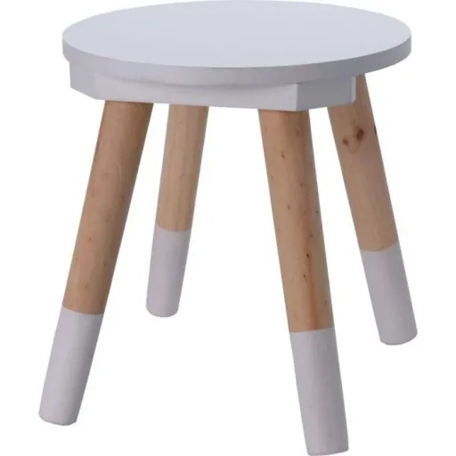KidCollection SET - 2x Kinderhocker - 26 cm - Weiß