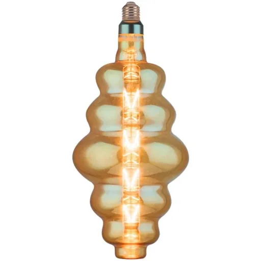 VT-2169 XXL Dimmbare Design-LED-Glühlampe - 8W - 2000K - E27 Fassung - S180 - Gold
