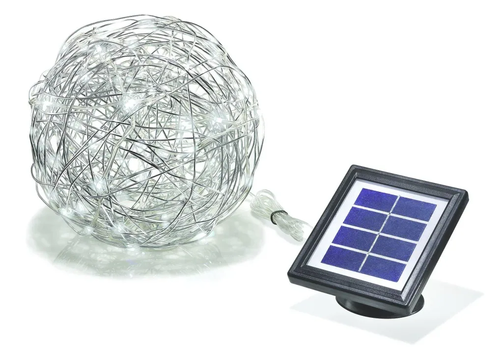 Solar LED Alu Wireball