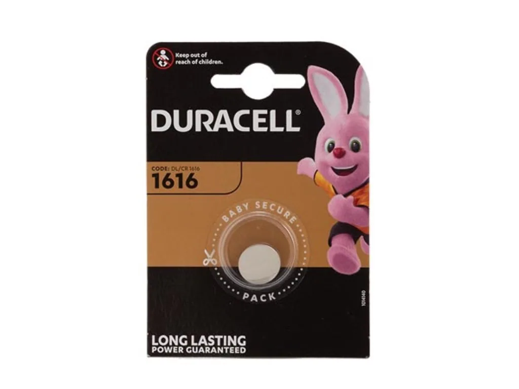 DURACELL - LITHIUM-KNOPFZELLE MNS 3 V DL1616 - 1 Stk.