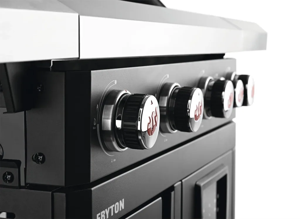 Gasgrill "Fryton 4.1 GG-II-492" Schwarz-Silber