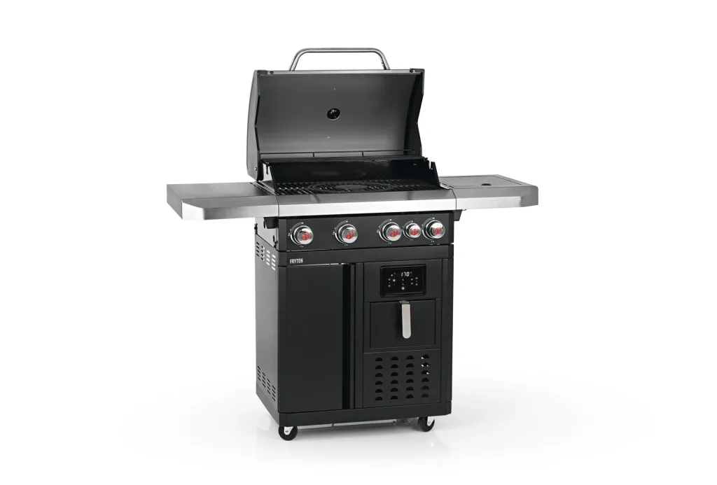 Gasgrill "Fryton 4.1 GG-II-492" Schwarz-Silber