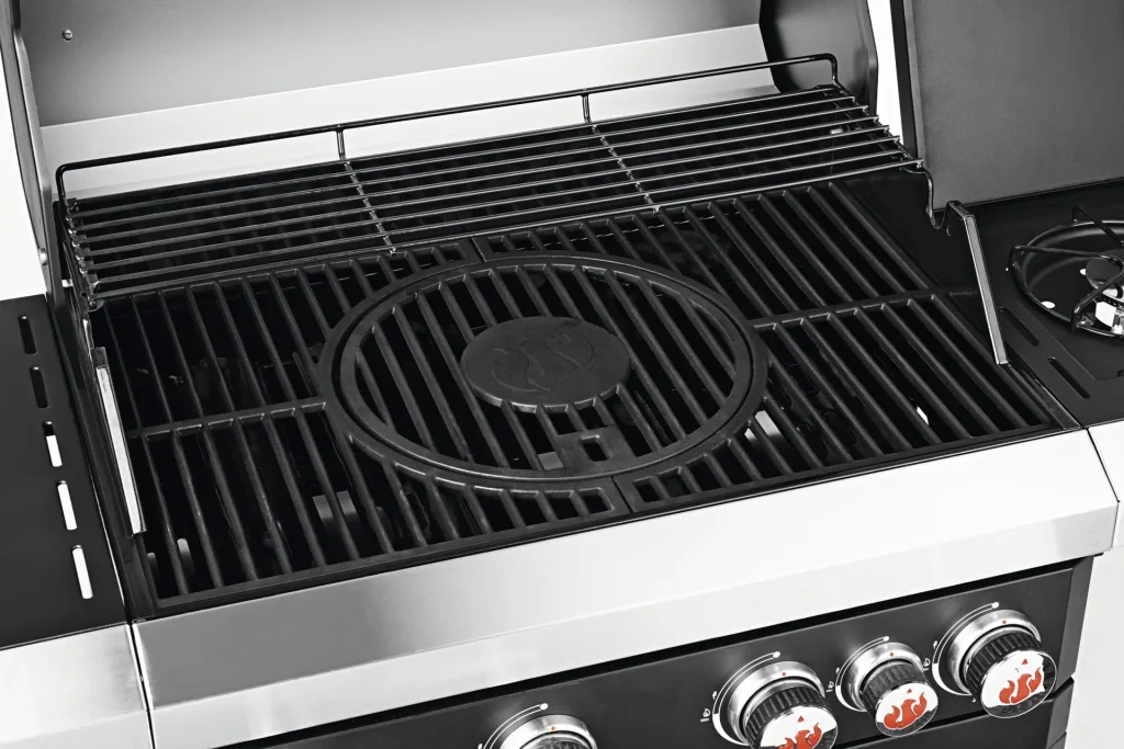 Gasgrill "Fryton 4.1 GG-II-492" Schwarz-Silber