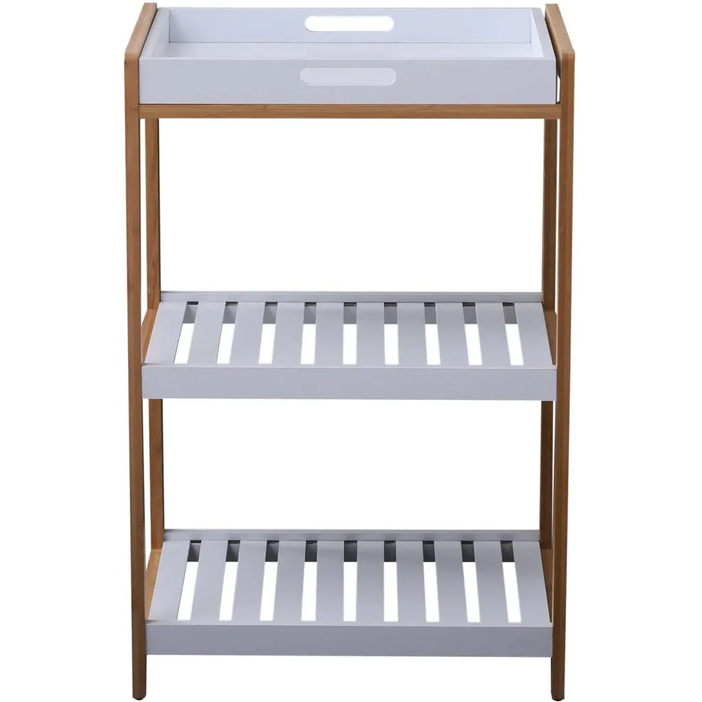 Küchenwagen rollbar Servierwagen Küchentrolley abnehmbare Topplatte 46 x 35 x 74,5 cm