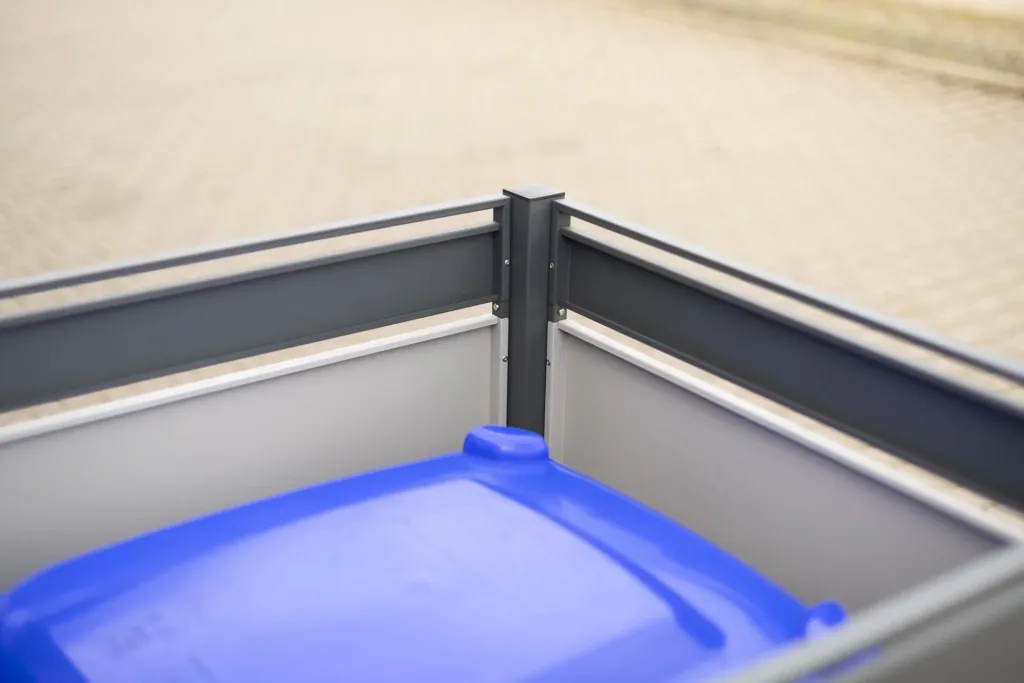 Mülltonnenverkleidung Planum 1er Box, 120 cm, anthrazit