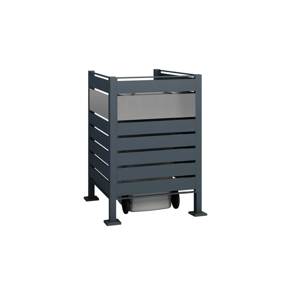 Mülltonnenverkleidung Planum 1er Box, 120 cm, anthrazit