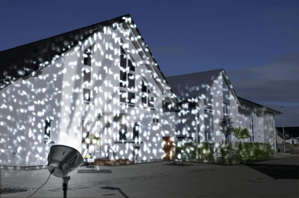 LED-Strahler Schneeflocke