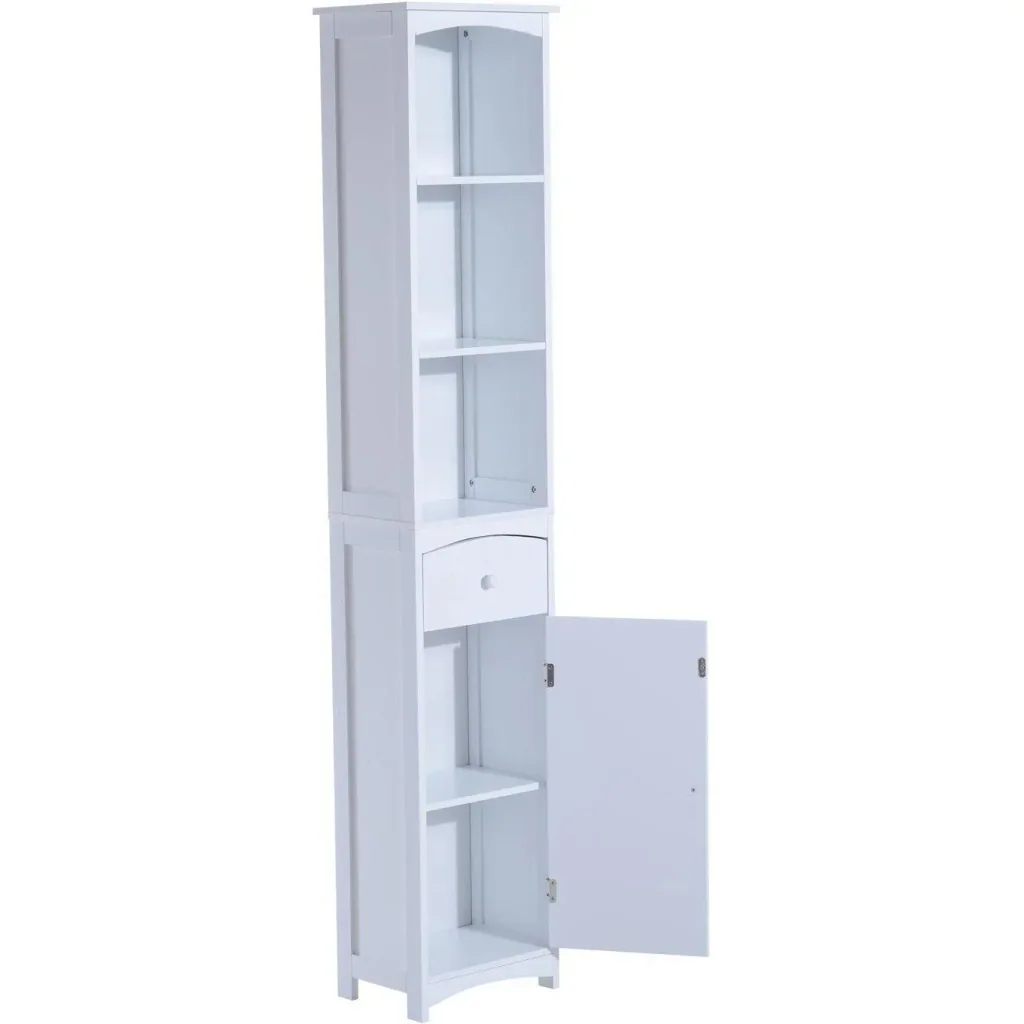 Badschrank 34x24x170cm Badezimmerschrank Badregal