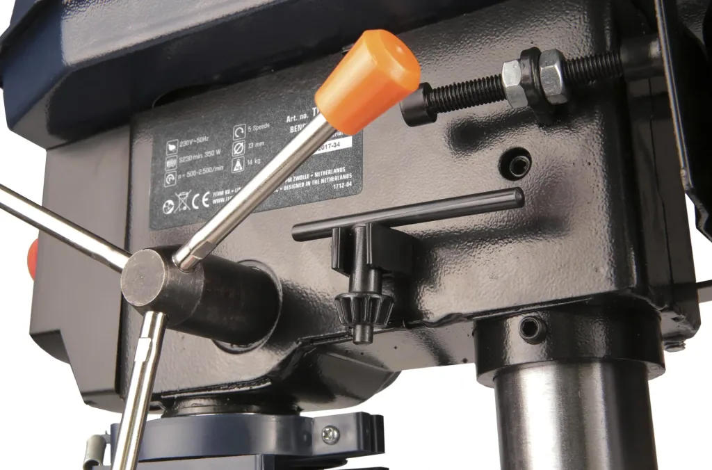 TDM1026 Tischbohrmaschine 350W - Sicherheitsschalter - mit 5 Geschwindigkeitsmodi