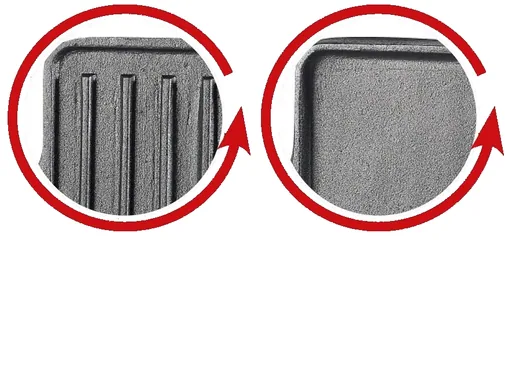 Wende-Grillplatte 2in1 + Gusseisenpfanne