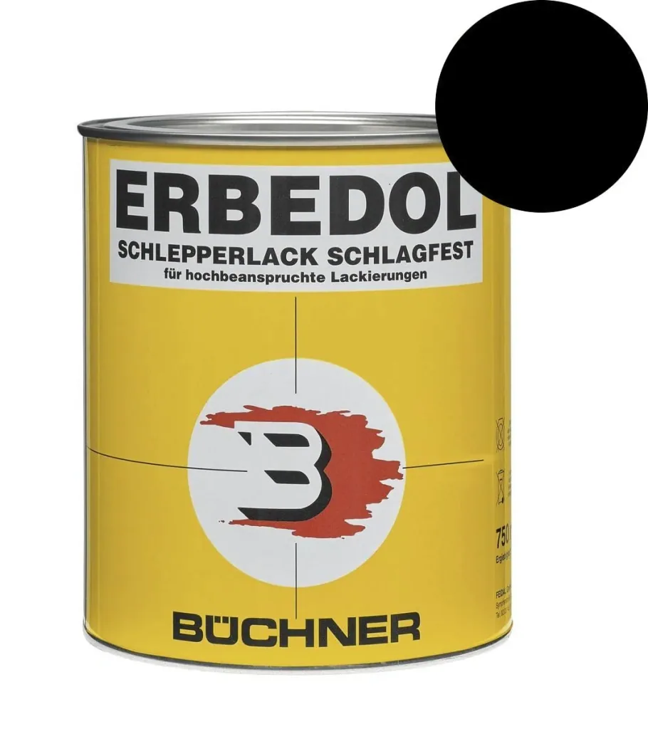 Schlepper- und Landmaschinenlack schwarz matt SL9080